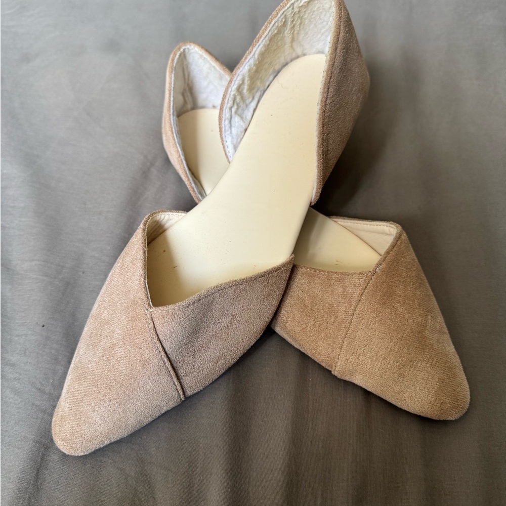 ✨New! Elegant Tan Suede Women's Flats